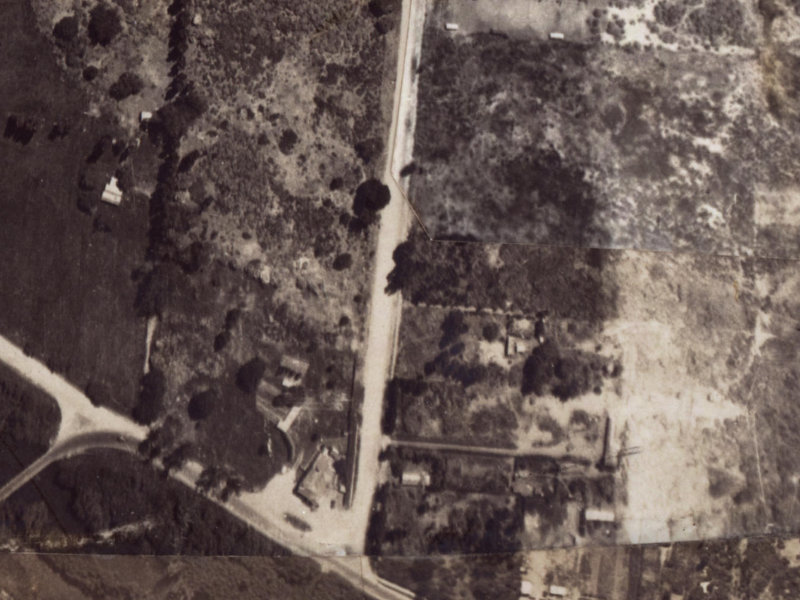 20E Bower Avenue from the air, 1925-1929