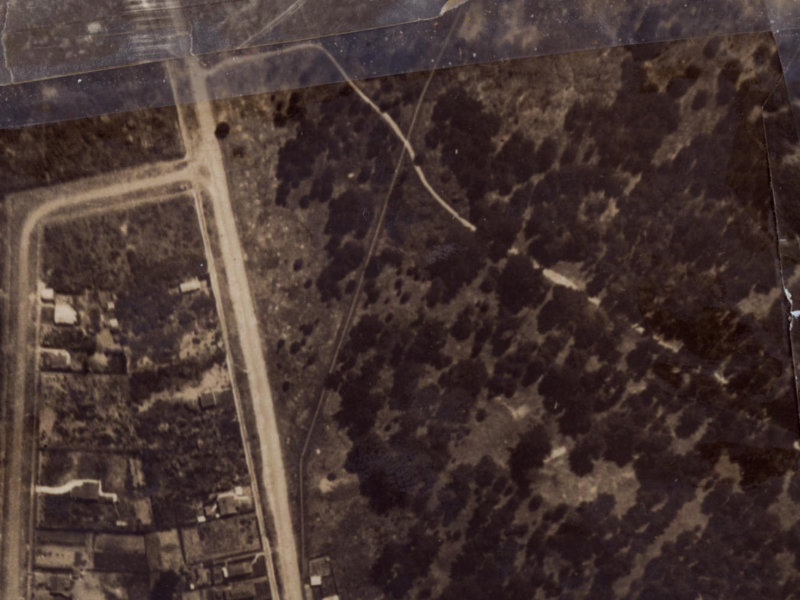 268E Keyes Road from the air, 1925-1929