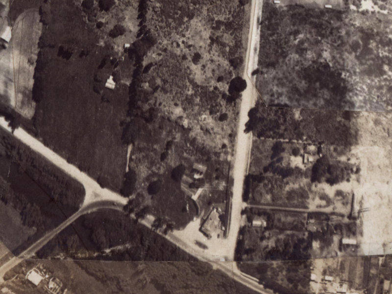 55 Bower Avenue from the air, 1925-1929
