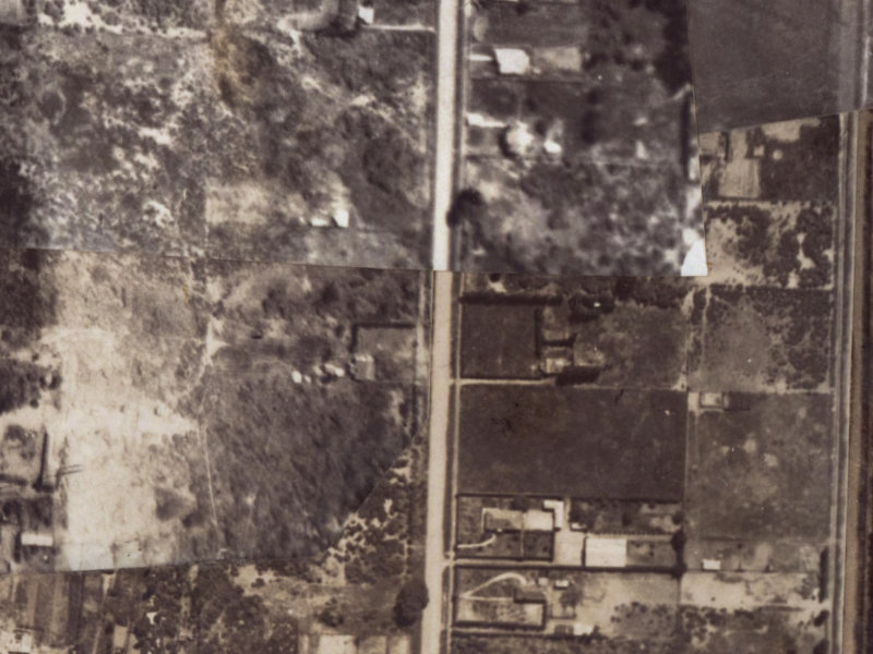 162 Palmers Road from the air, 1925-1929
