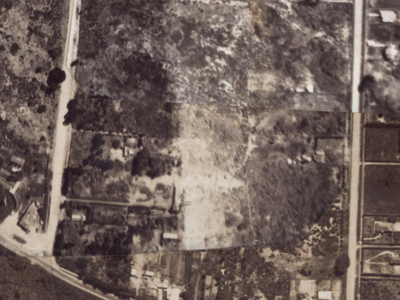 29 Caithness Street from the air, 1925-1929