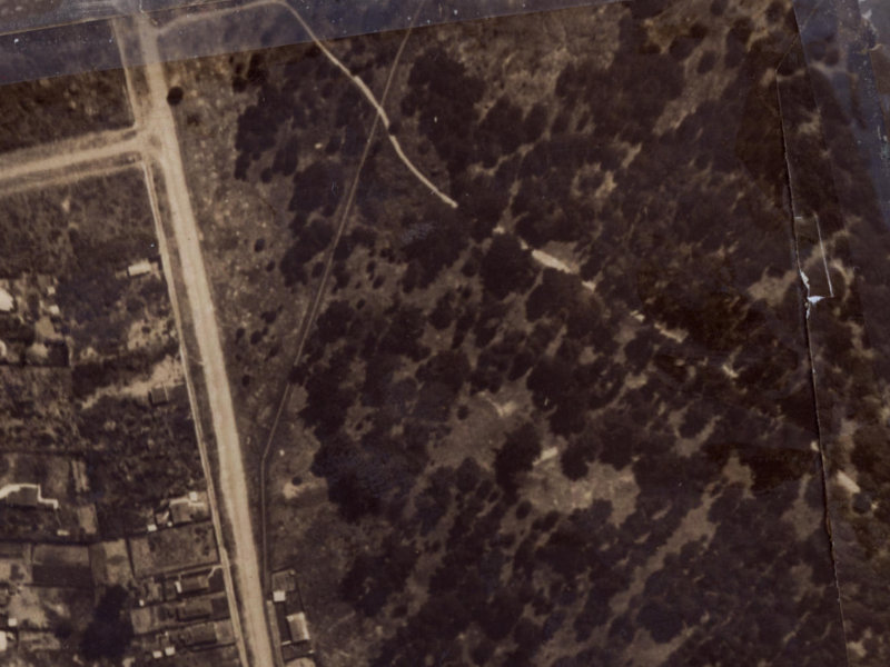 261 Keyes Road from the air, 1925-1929