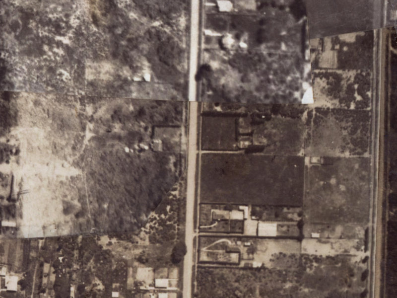 157 Palmers Road from the air, 1925-1929