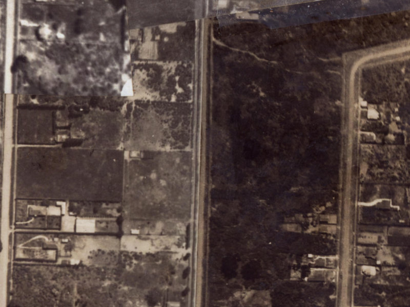 121 Baker Street from the air, 1925-1929