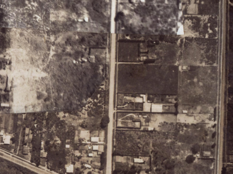 163 Palmers Road from the air, 1925-1929