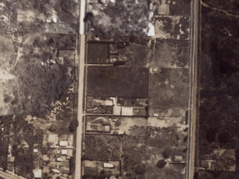 167 Palmers Road from the air, 1925-1929