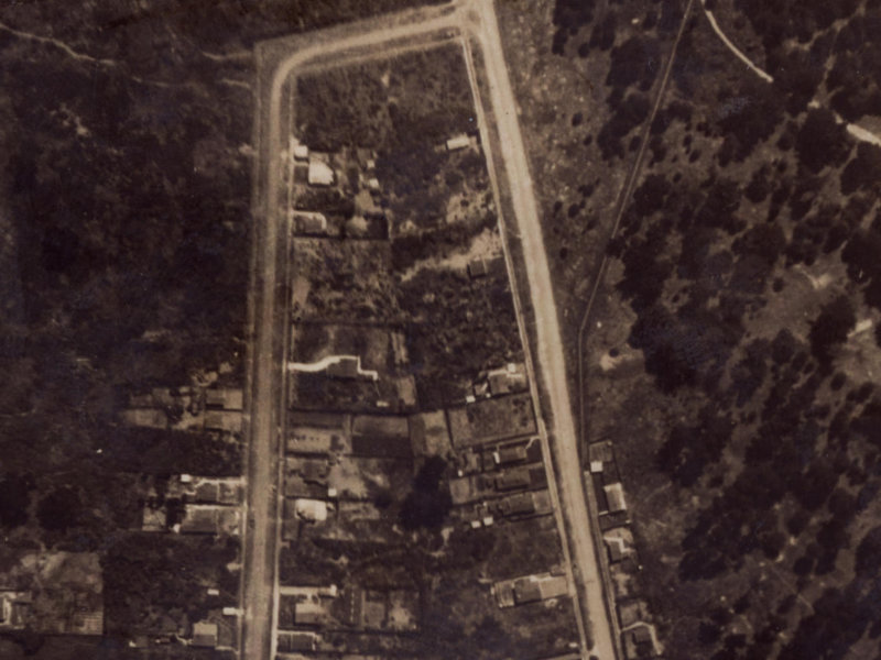 286 Keyes Road from the air, 1925-1929