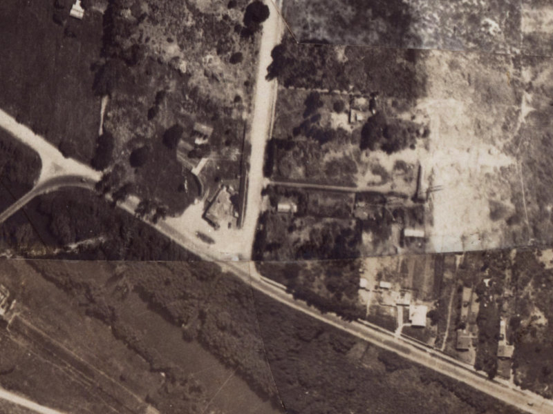 8B Bower Avenue from the air, 1925-1929