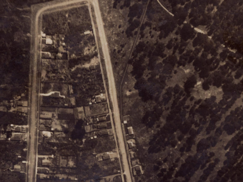 317 Keyes Road from the air, 1925-1929