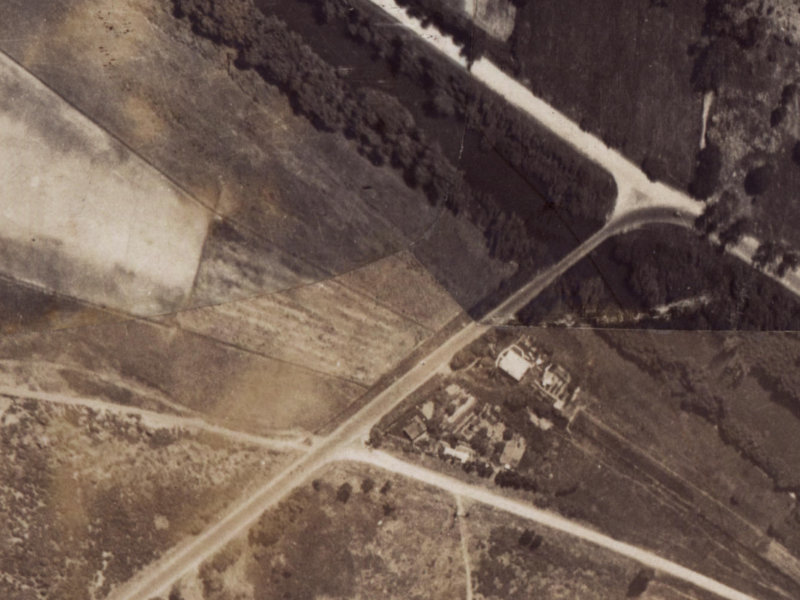 Calbourne Lane from the air, 1925-1929