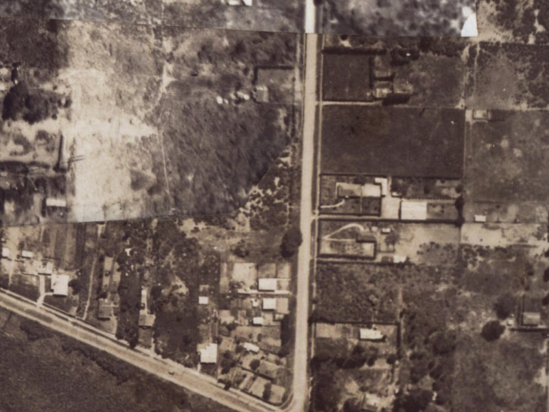 182 Palmers Road from the air, 1925-1929