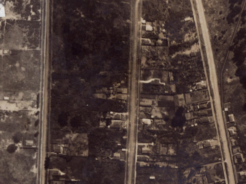 52 Sinclair Street from the air, 1925-1929