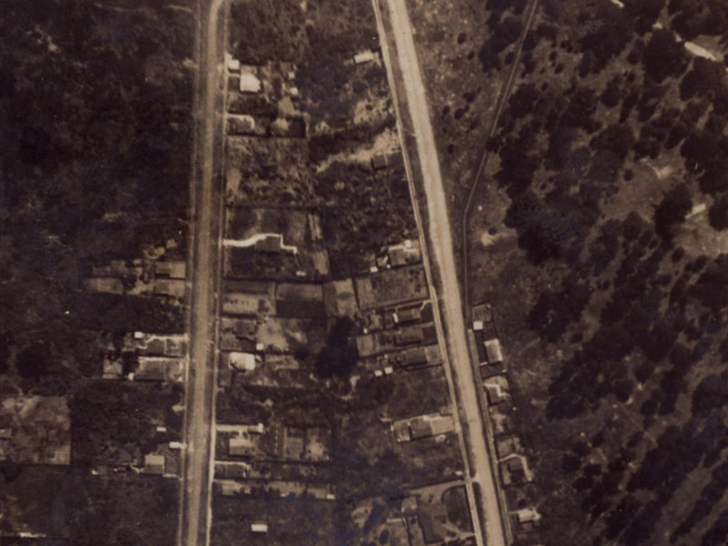 292 Keyes Road from the air, 1925-1929