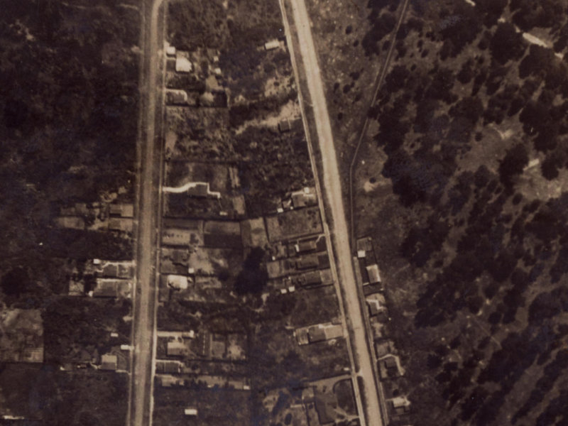 294 Keyes Road from the air, 1925-1929