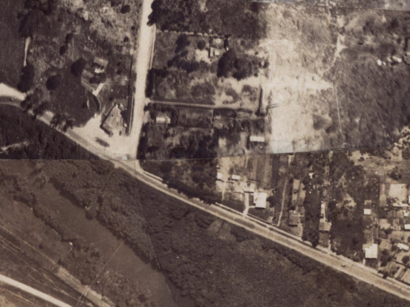506 New Brighton Road from the air, 1925-1929
