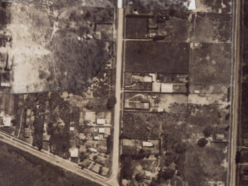 179 Palmers Road from the air, 1925-1929