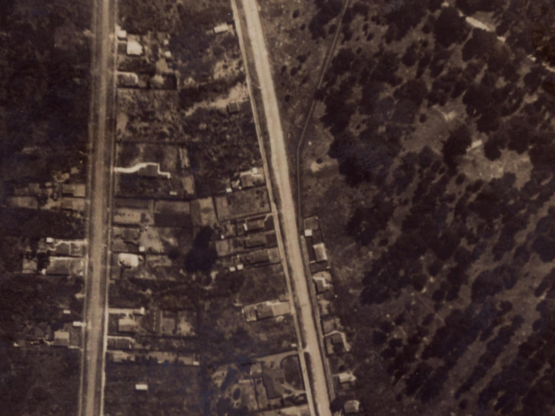 296A Keyes Road from the air, 1925-1929