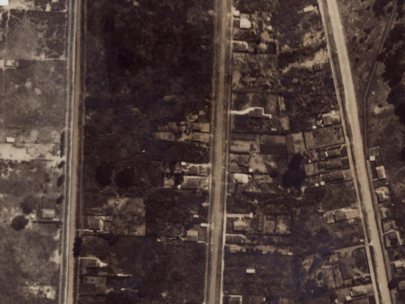 58 Sinclair Street from the air, 1925-1929