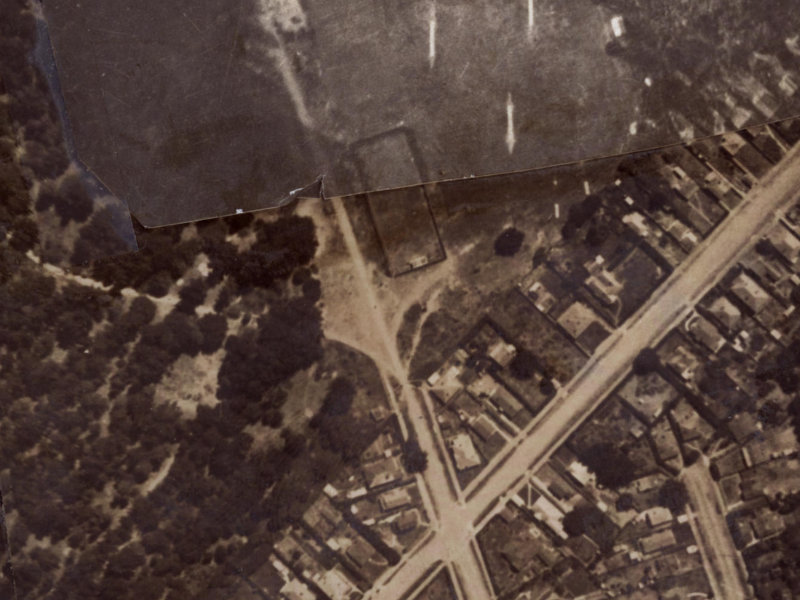 138 Shaw Avenue from the air, 1925-1929