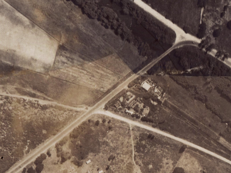 330 Wainoni Road from the air, 1925-1929