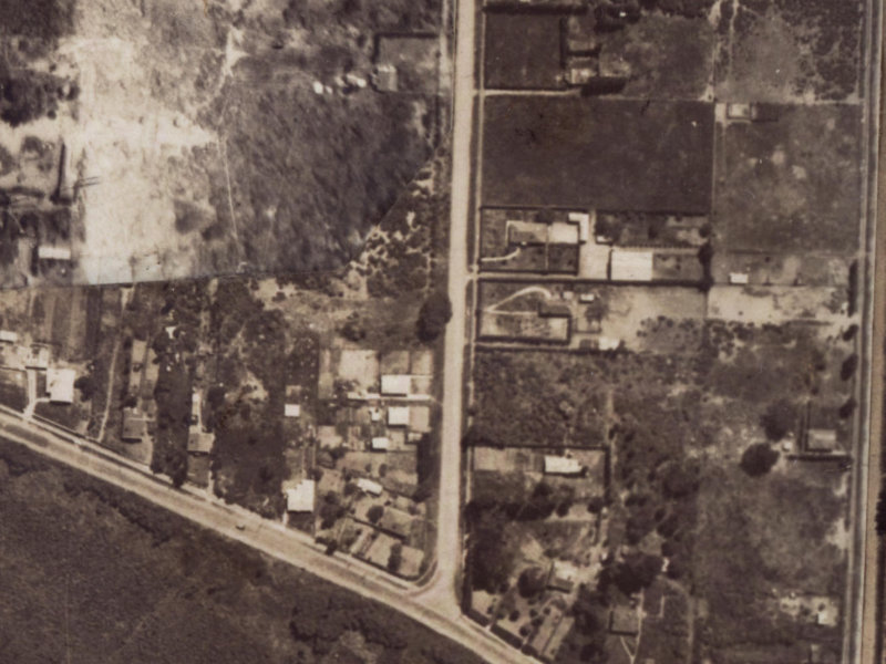 188 Palmers Road from the air, 1925-1929
