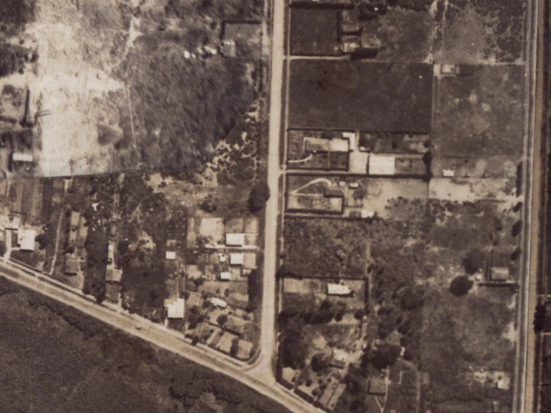 181 Palmers Road from the air, 1925-1929