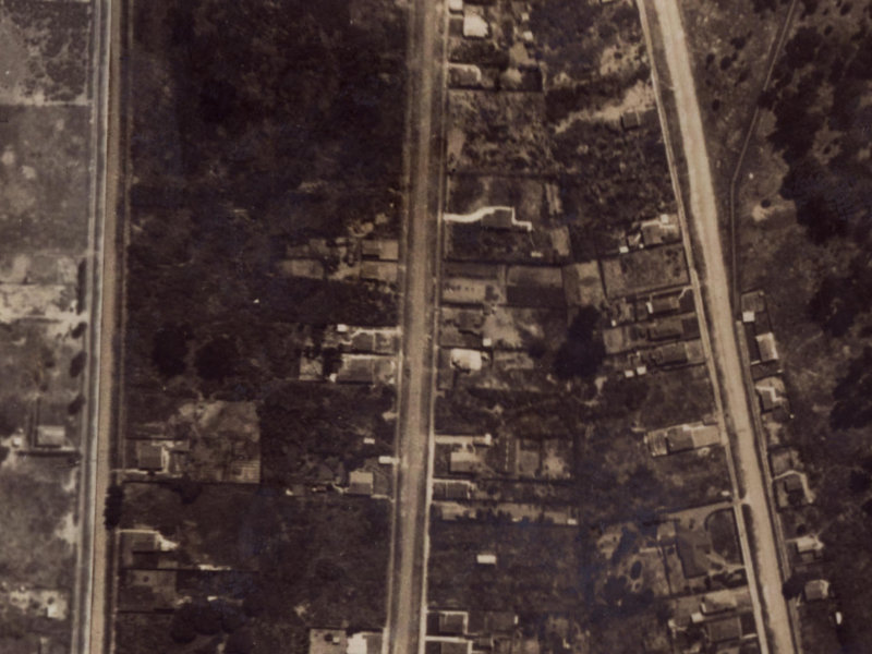 53 Sinclair Street from the air, 1925-1929