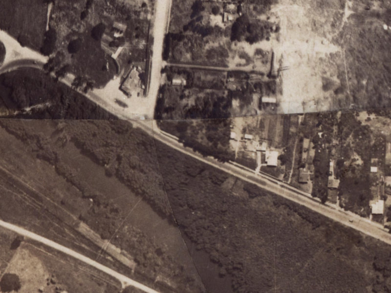 505 New Brighton Road from the air, 1925-1929
