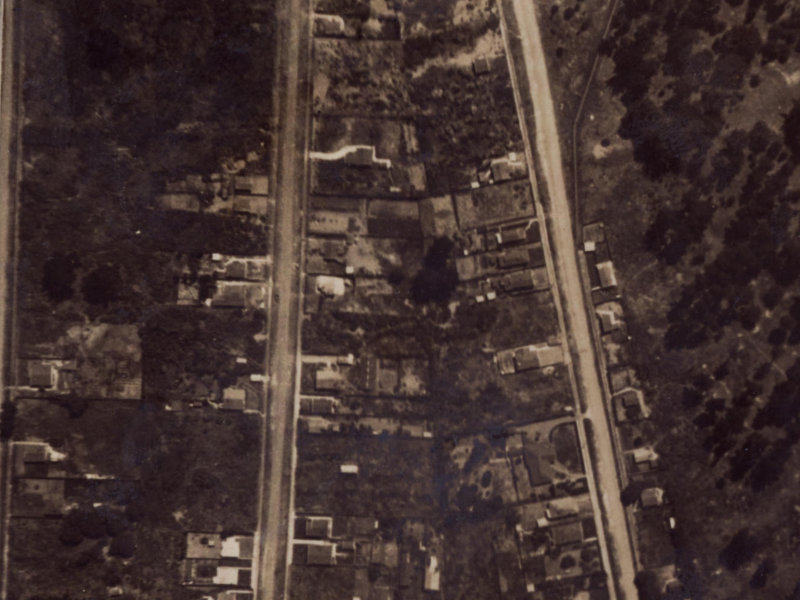 57 Sinclair Street from the air, 1925-1929