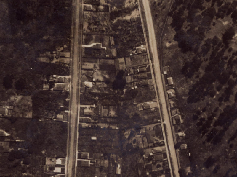 61 Sinclair Street from the air, 1925-1929