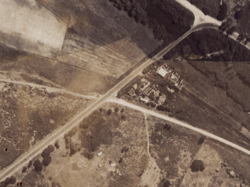 324 Wainoni Road from the air, 1925-1929