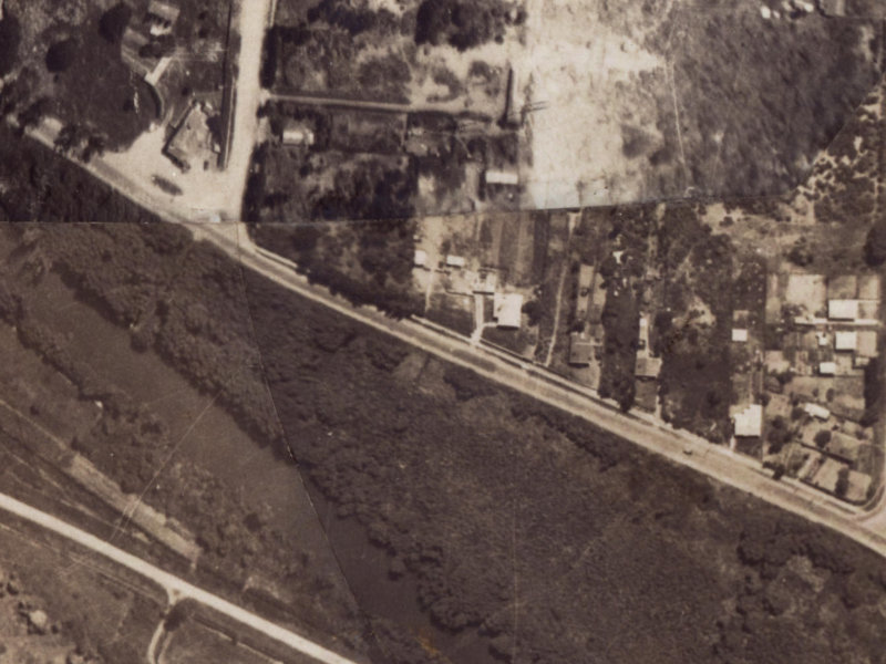 508 New Brighton Road from the air, 1925-1929