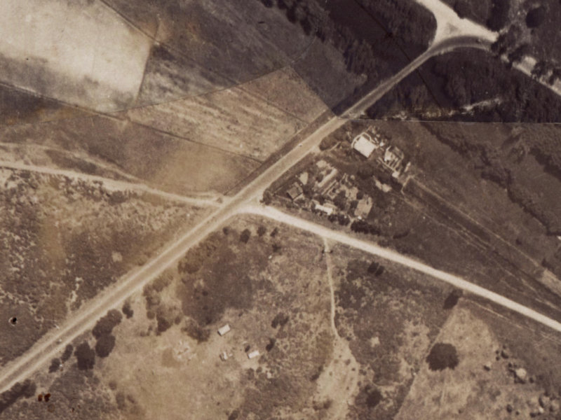 337 Wainoni Road from the air, 1925-1929