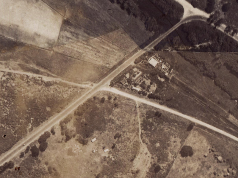 320 Wainoni Road from the air, 1925-1929