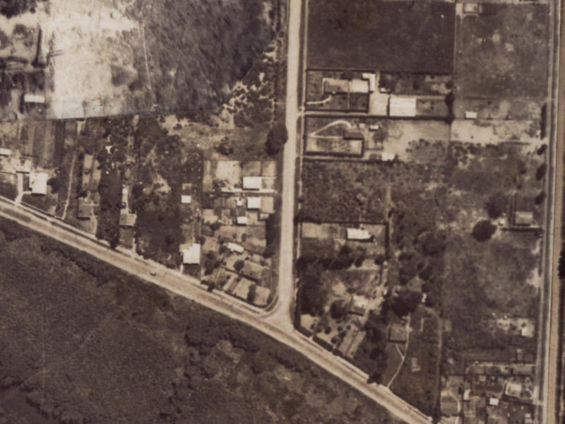 196 Palmers Road from the air, 1925-1929