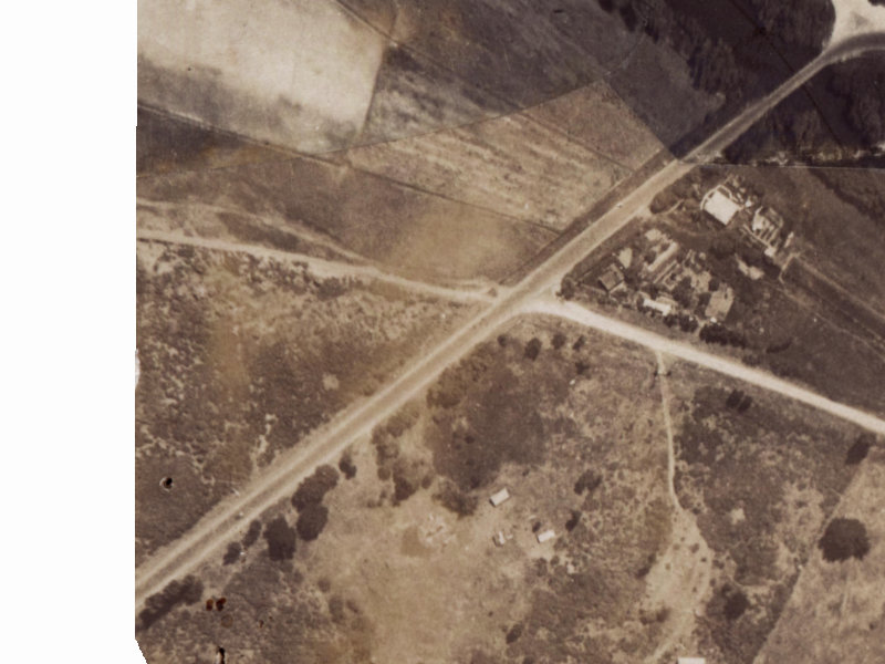 341 Wainoni Road from the air, 1925-1929