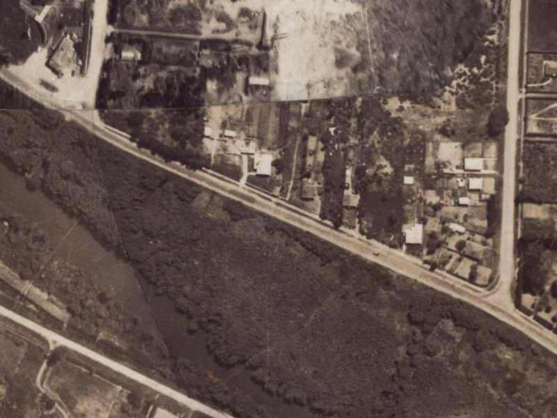 509-511 New Brighton Road from the air, 1925-1929