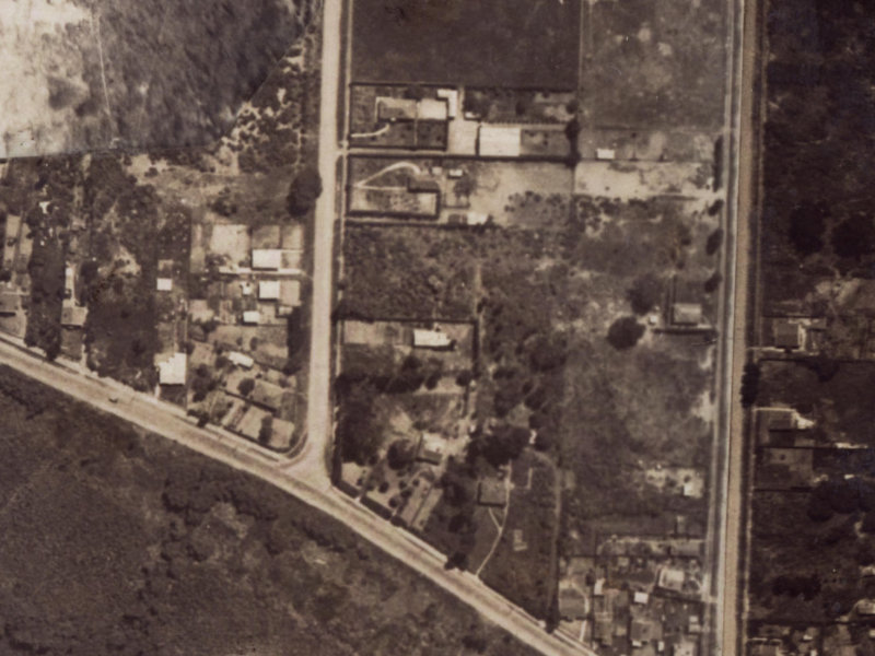 189 Palmers Road from the air, 1925-1929