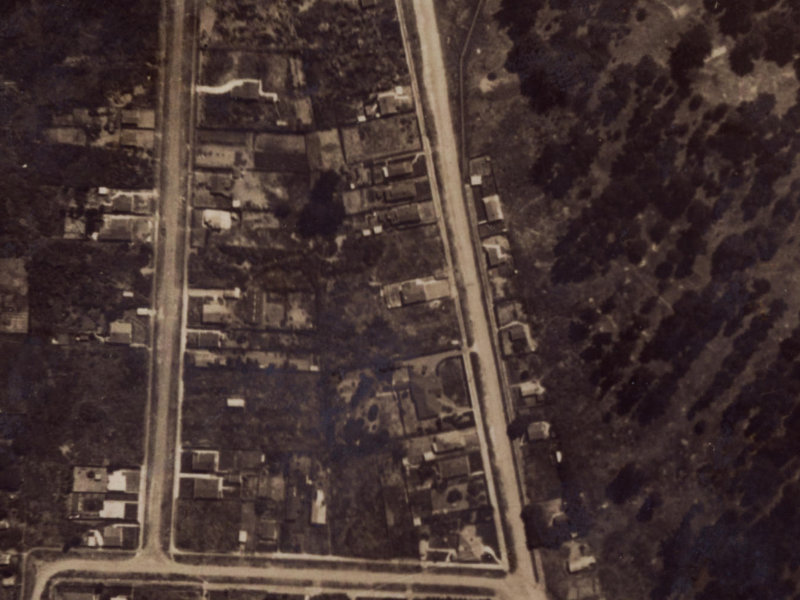 308 Keyes Road from the air, 1925-1929