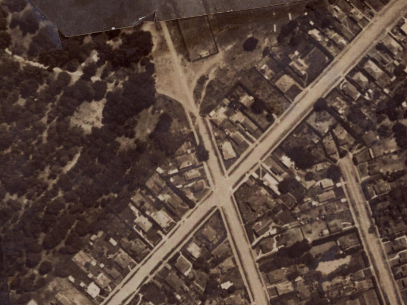 150 Shaw Avenue from the air, 1925-1929