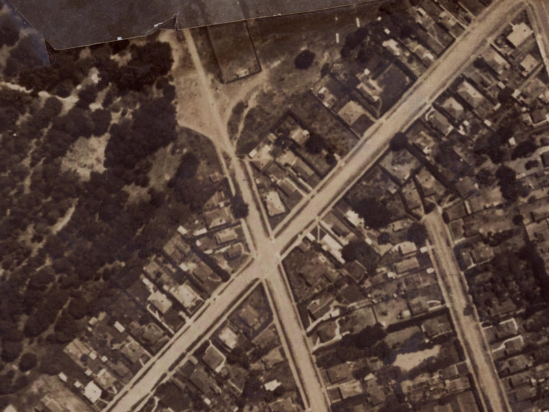 153 Shaw Avenue from the air, 1925-1929