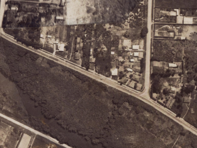 514 New Brighton Road from the air, 1925-1929
