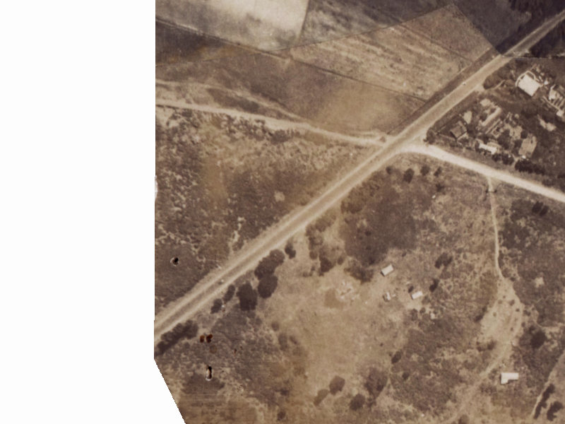 316-314 Wainoni Road from the air, 1925-1929