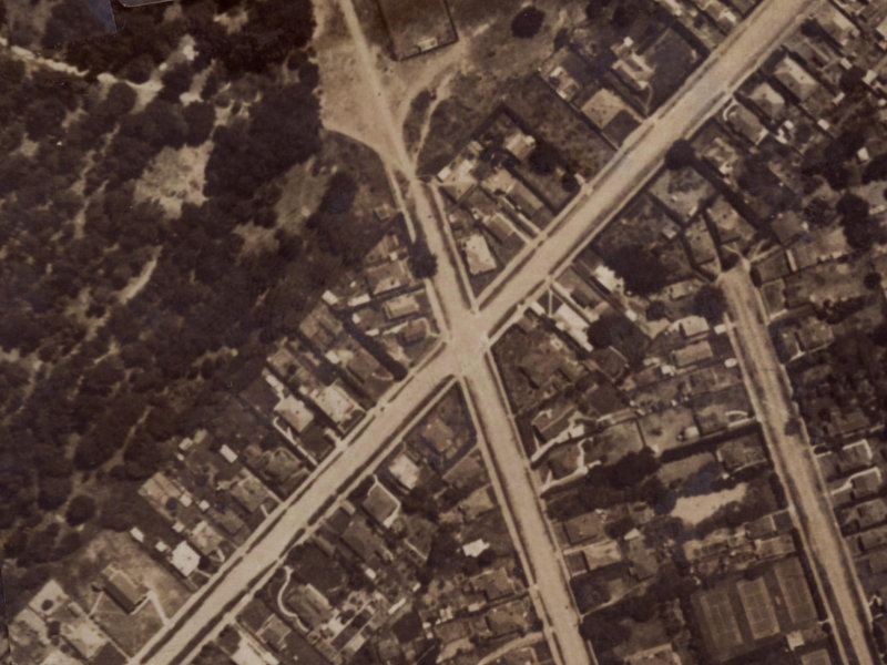 154 Shaw Avenue from the air, 1925-1929