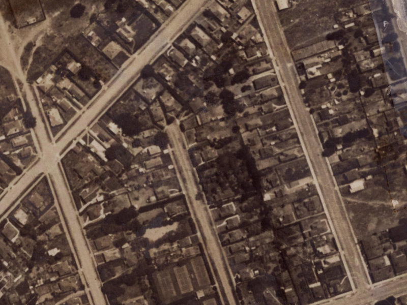 11 Howe Street from the air, 1925-1929