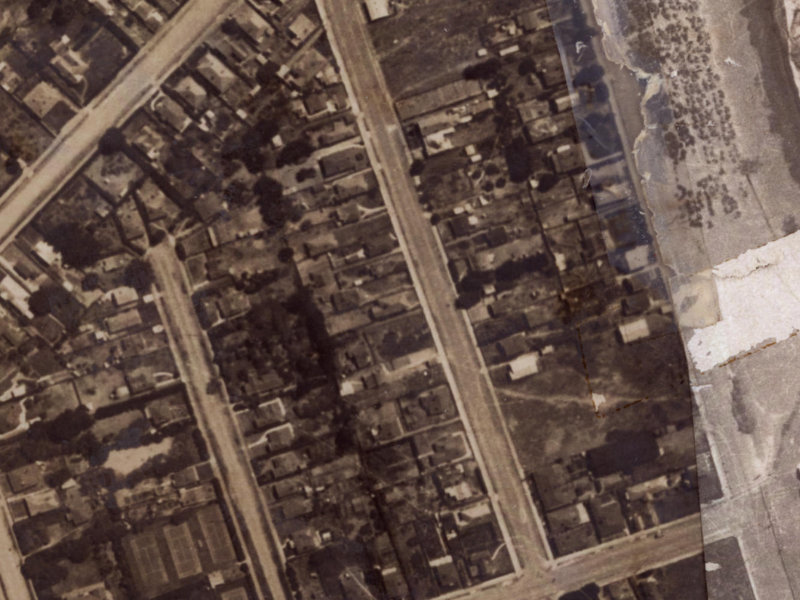 40 Keppel Street from the air, 1925-1929
