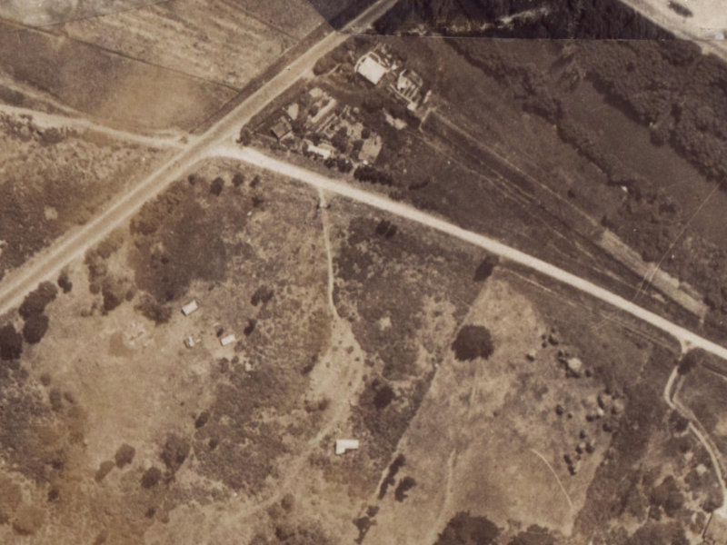 137 Anzac Drive from the air, 1925-1929