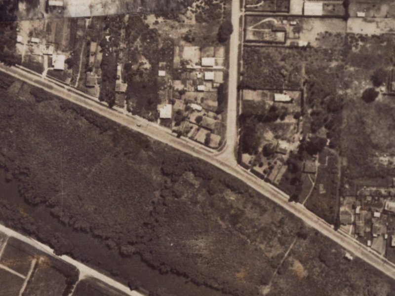 New Brighton Road from the air, 1925-1929