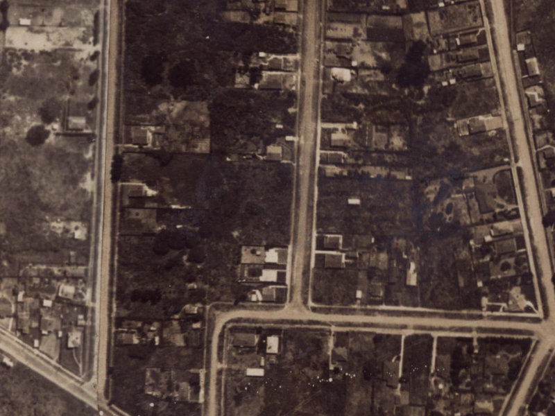 80 Sinclair Street from the air, 1925-1929
