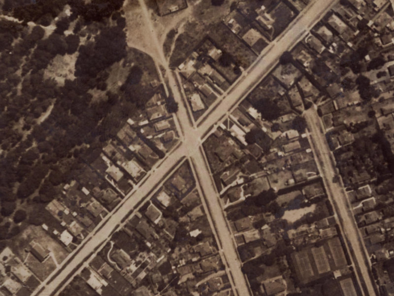156 Shaw Avenue from the air, 1925-1929